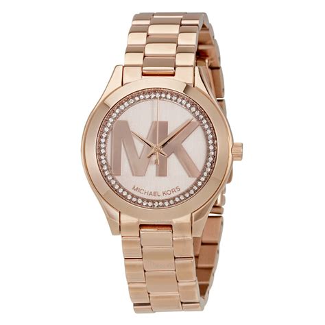 michael kors 3549|Michael Kors Women's Mini Slim Runway Rose Gold.